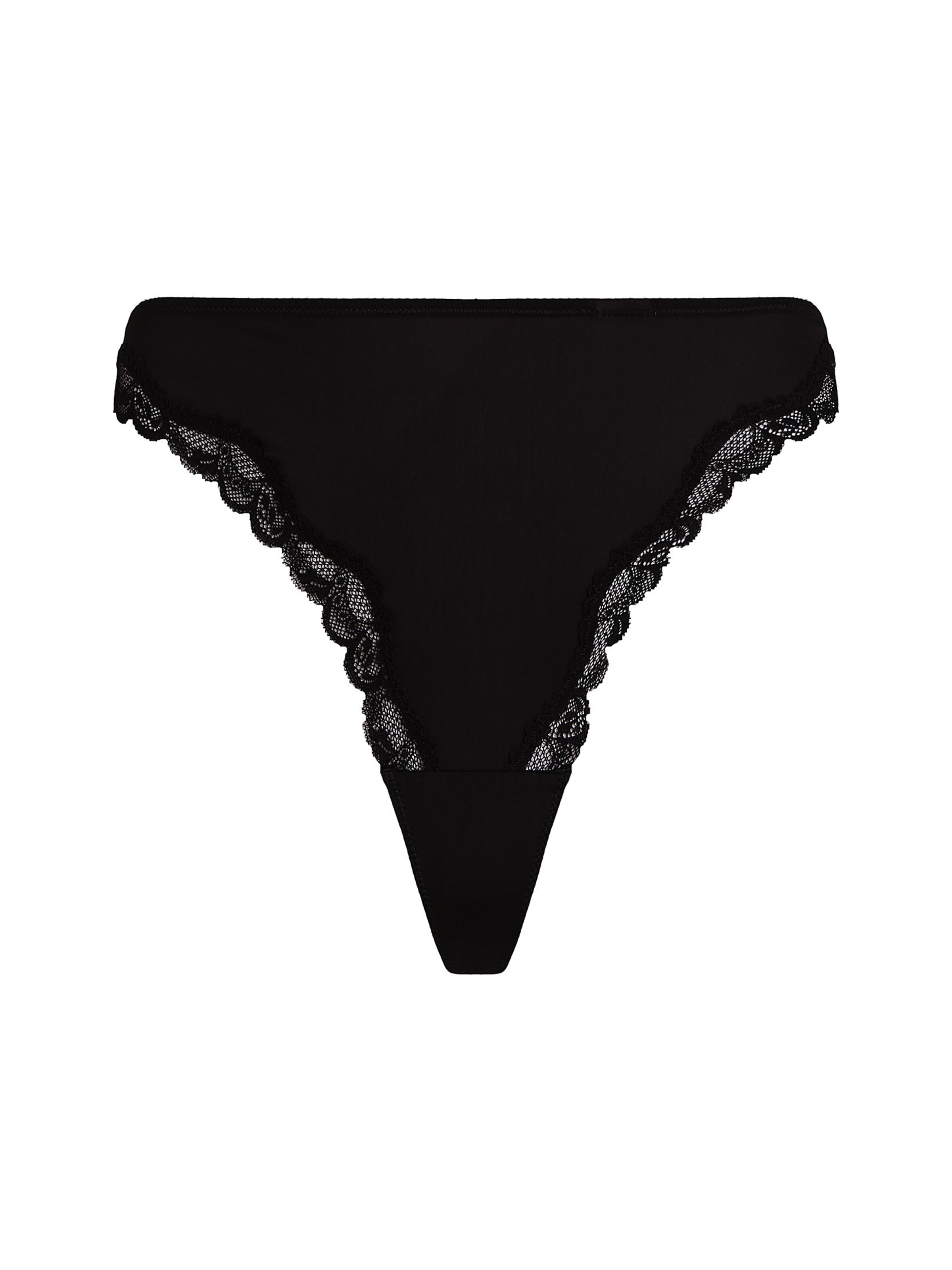 Calvin Klein String in Zwart: voorkant