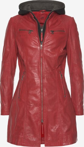 Gipsy Between-Seasons Coat in Red: front