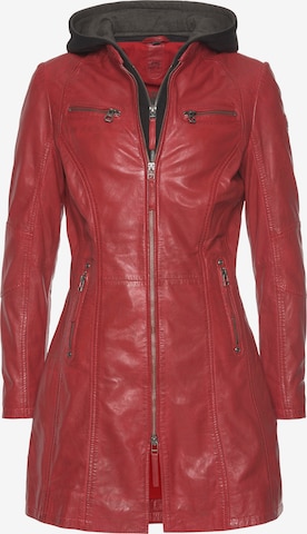 Gipsy Between-Seasons Coat in Red: front