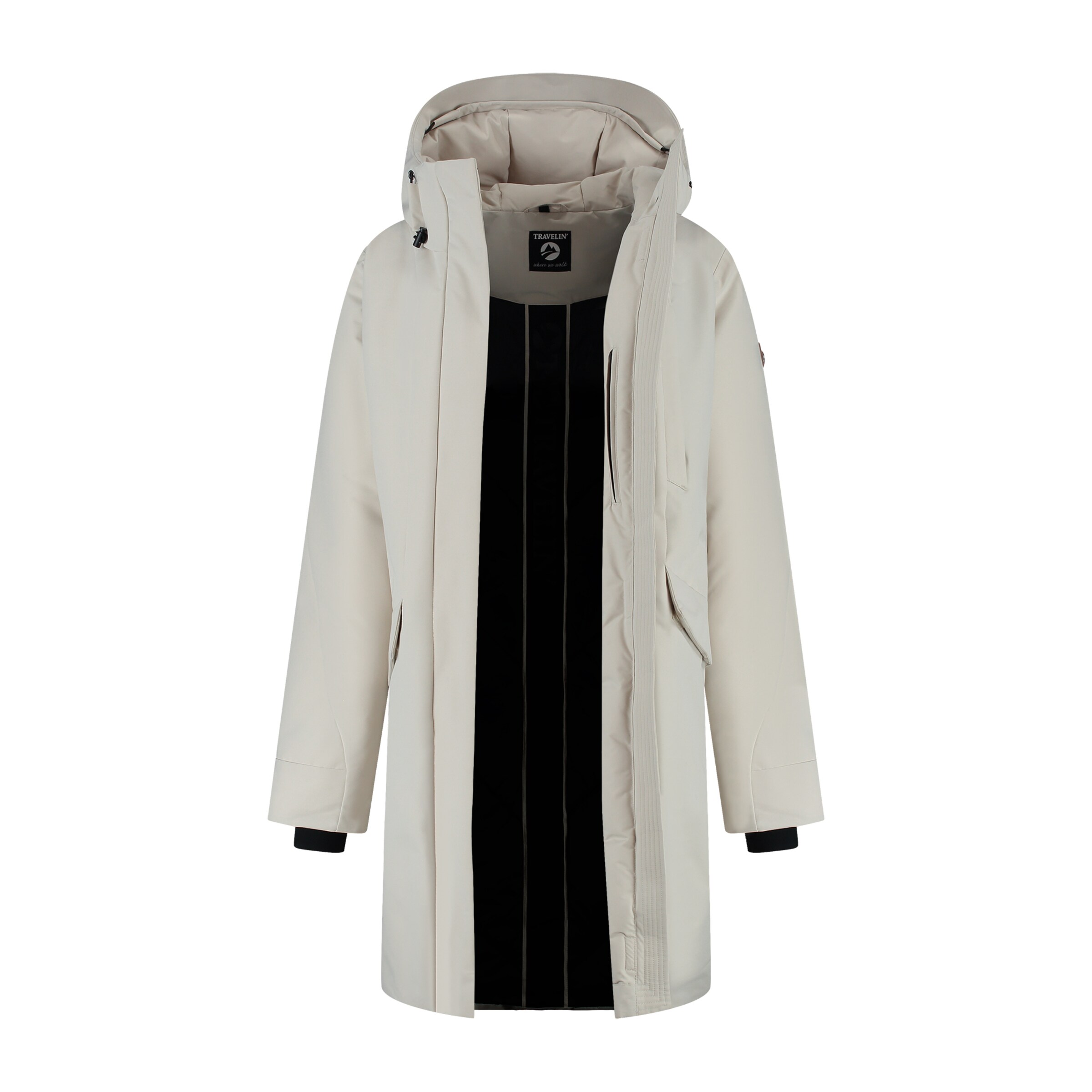 Travelin Wintermantel in Beige