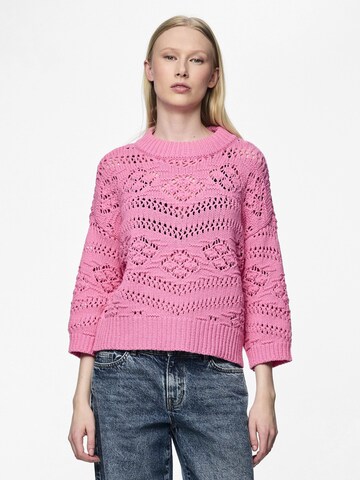 Pull-over 'NIANA' PIECES en rose : devant