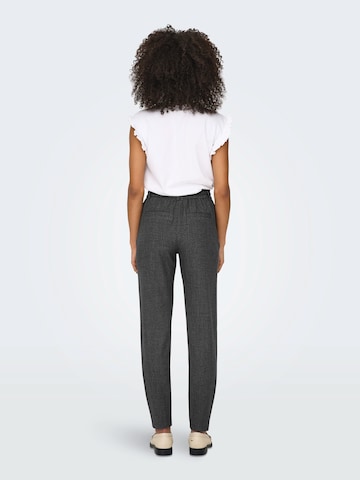 ONLY Slim fit Pleat-front trousers 'ONLPoptrash-Dell' in Grey
