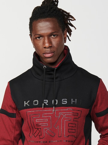 KOROSHI Sweatshirt in Rot