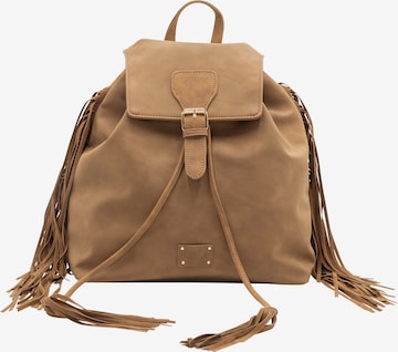 IZIA Backpack 'Gaya' in Brown: front