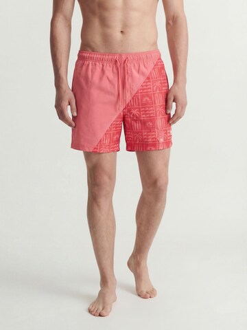 JACK & JONES - Calções de banho 'JPSTMaui' em laranja: frente