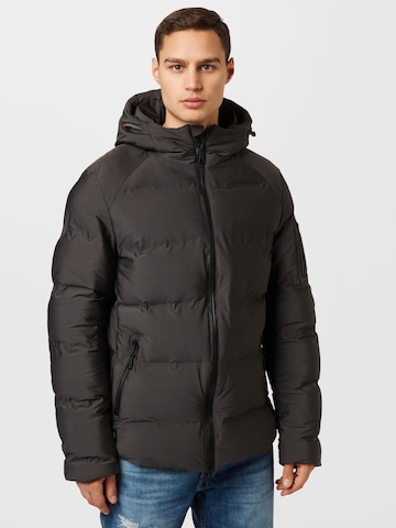 TRIBECA NEW YORK Winter Jacket in Black: front