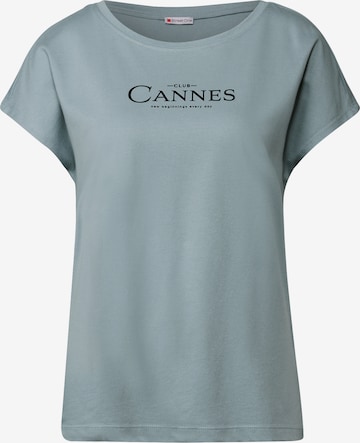 STREET ONE Футболка в Синий: спереди