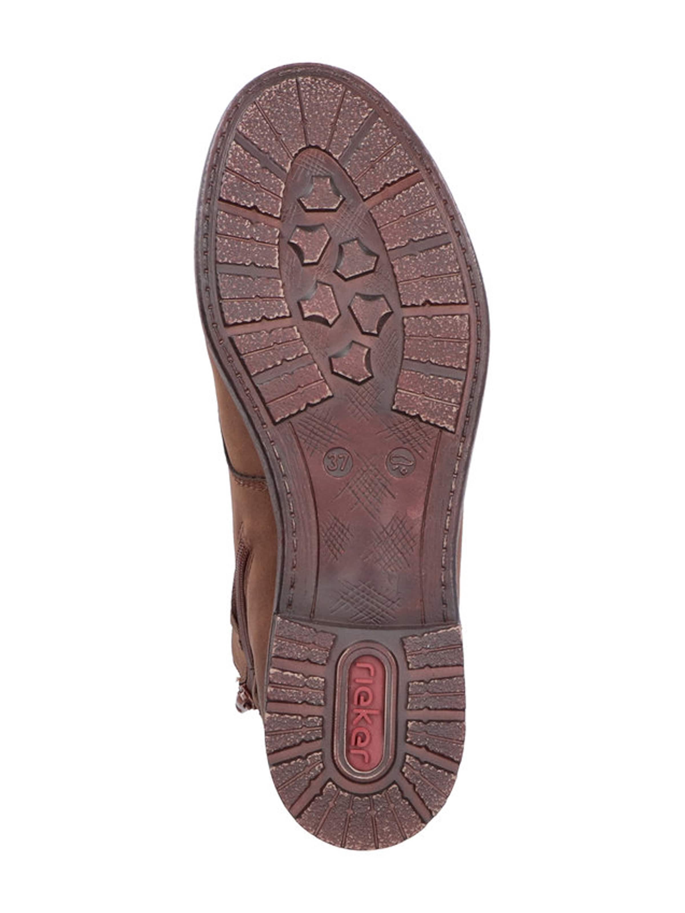 Rieker Šnurovacie členkové čižmy - Hnedá