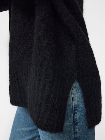 PIECES Sweater 'PCTina' in Black