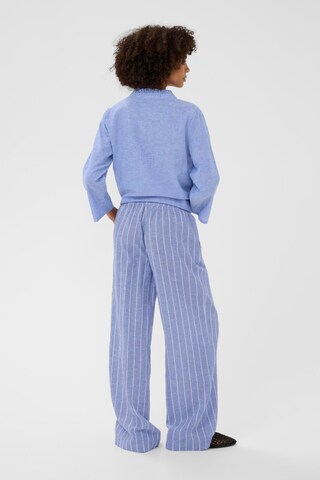 CULTURE Loose fit Trousers in Blue