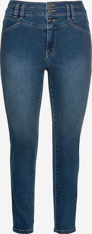 Skinny Jeans di SHEEGO in blu: frontale