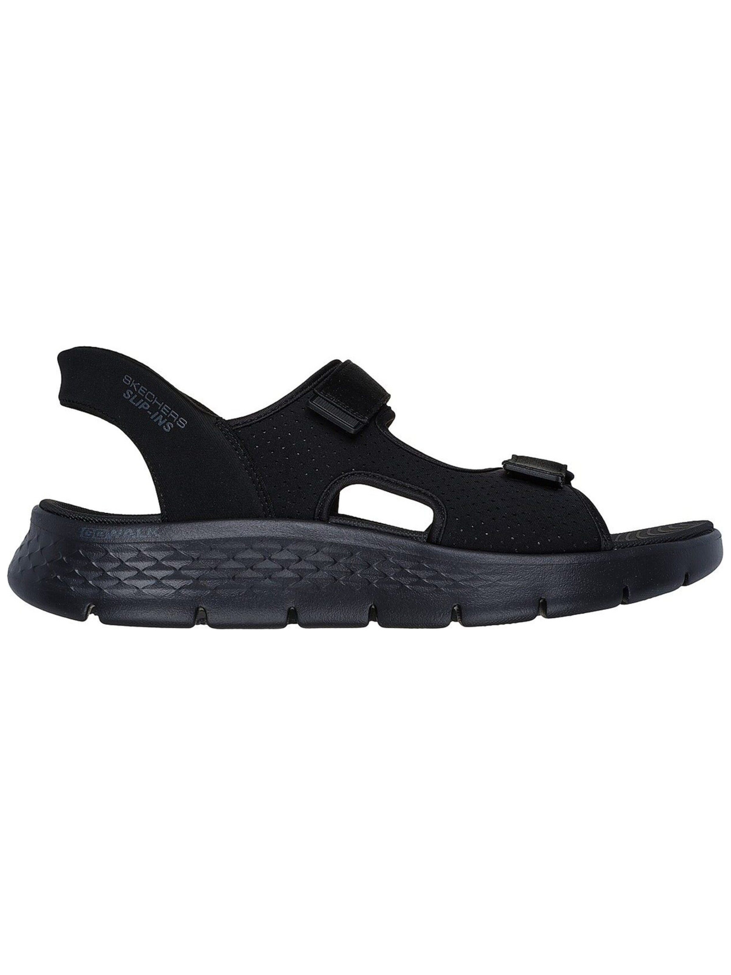SKECHERS Sandalen 'Skechers Go Walk Flex Sandal-easy Entr' in Zwart
