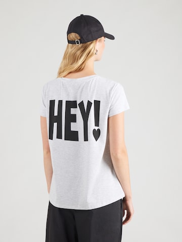 miss goodlife - Camiseta 'HEY!' en gris