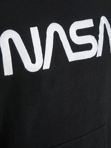 JACK & JONES Μπλούζα φούτερ 'NASA' σε μαύρο
