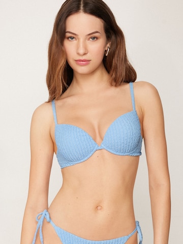 Tezenis Push-up Bikinitop 'Dreamy' in Blau: Vorderseite
