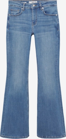 MANGO Flared Jeans in Blauw: voorkant