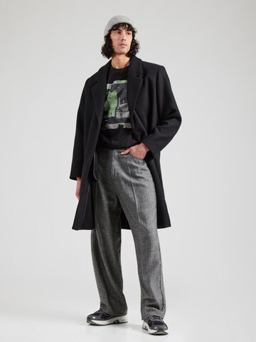 QS T-Shirt in Grau