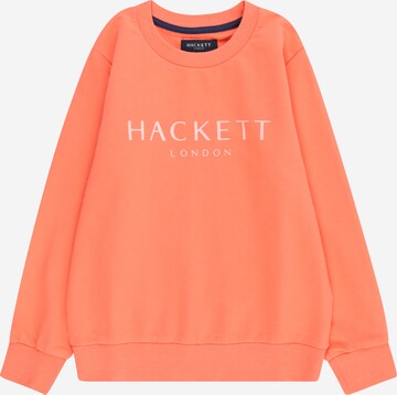 Hackett London Sweatshirt in Oranje: voorkant