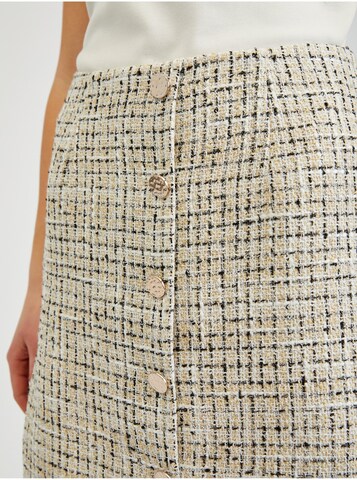 Orsay Skirt in Beige