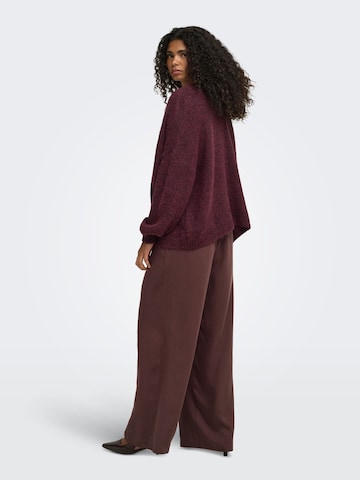 ONLY Gebreid vest 'ONLNellie' in Rood
