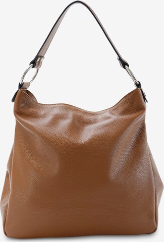 HARPA Shoulder Bag 'Pita' in Brown: front