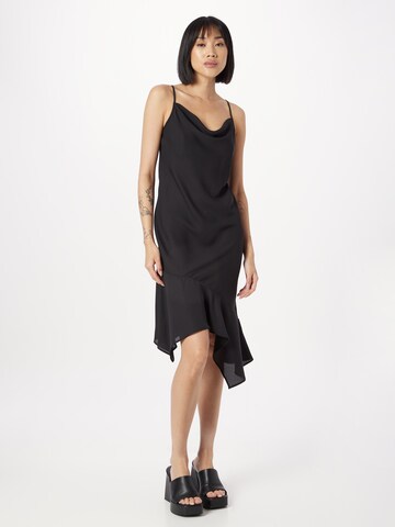 Monki Φόρεμα κοκτέιλ σε μαύρο: μπροστά