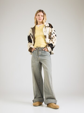 JJXX Knit Cardigan 'JXFIFI' in Yellow