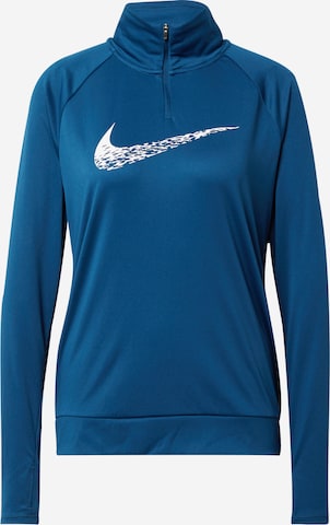 NIKESportska sweater majica - plava boja: prednji dio