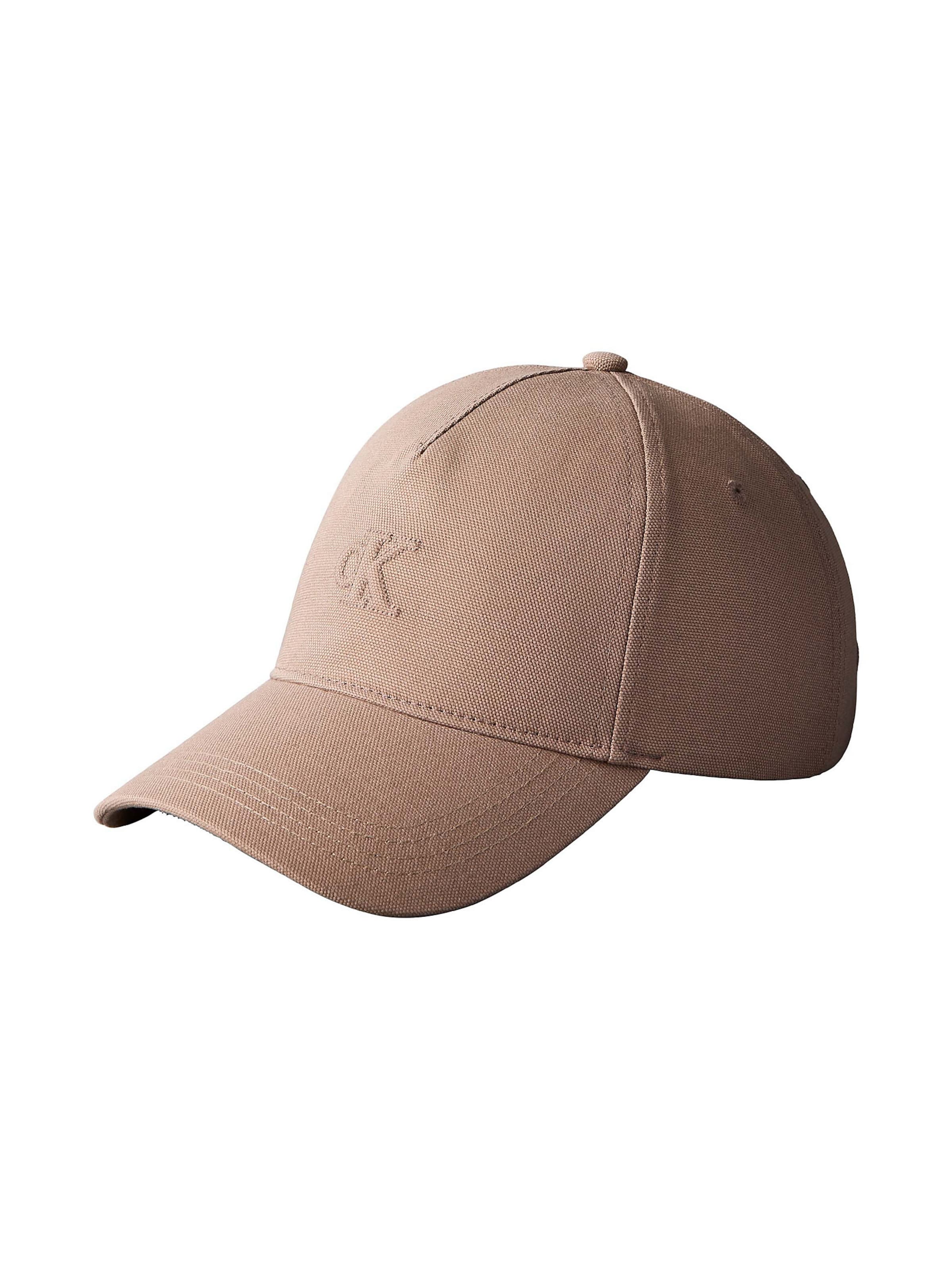 Calvin Klein Cap in Brown: front