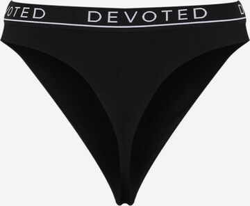 Devoted by Zizzi String 'KATTY' in Schwarz