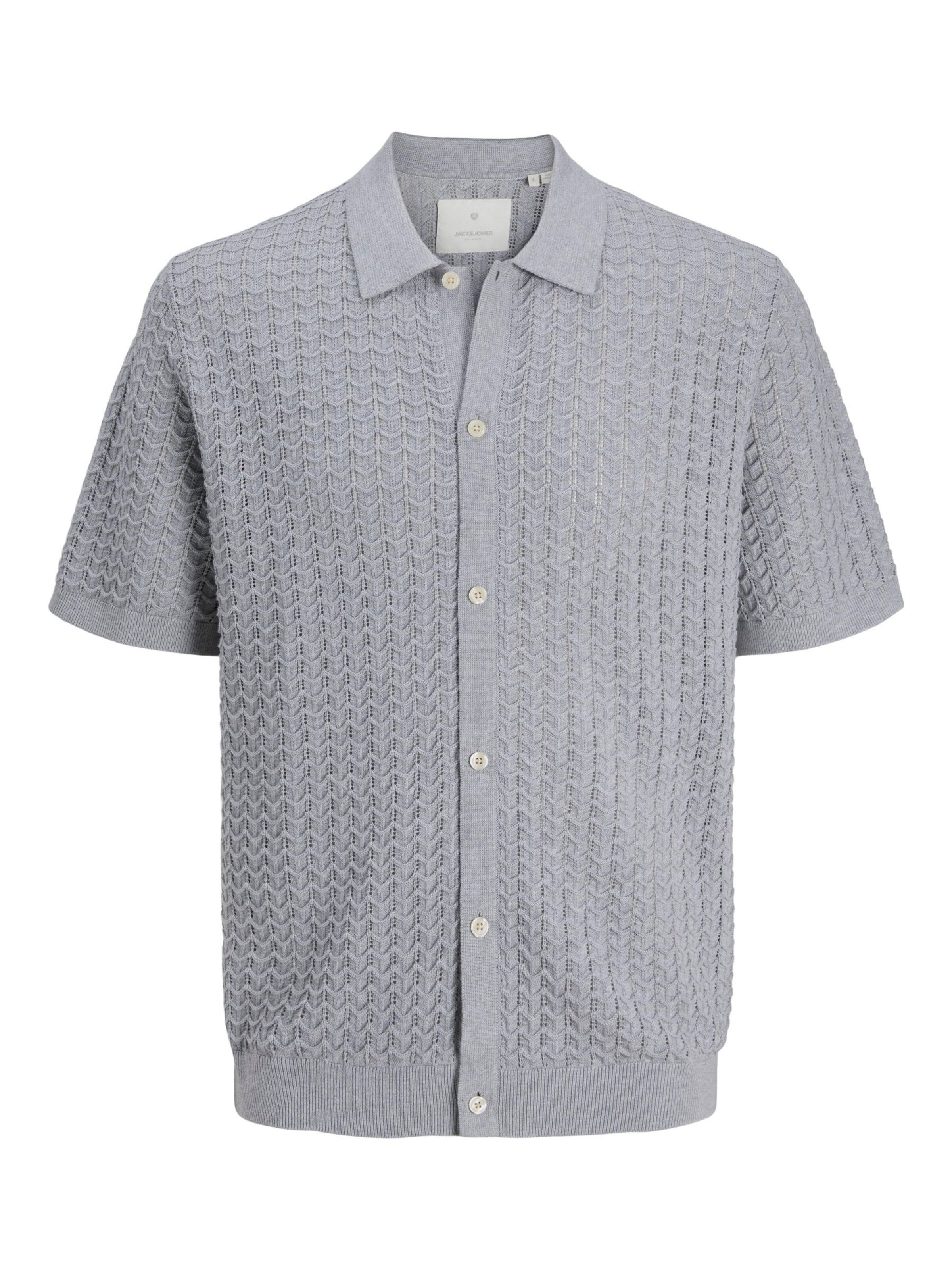 Chemise JACK &amp; JONES en gris : devant
