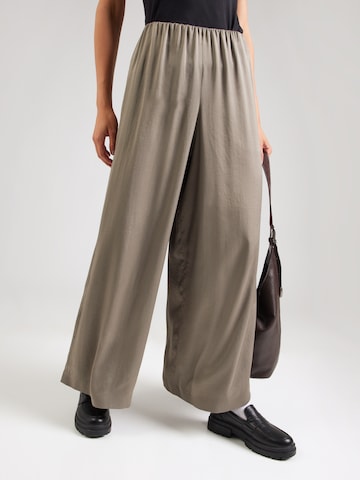 DRYKORN Wide leg Pants 'TWEEZER' in Brown: front