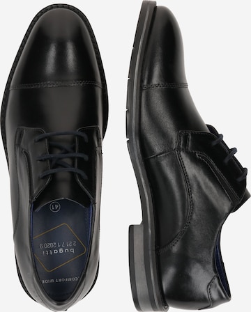 Chaussure à lacets 'Laziano Comfort' bugatti en noir