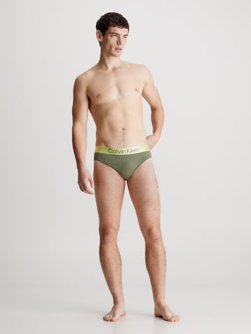 Calvin Klein Swimwear Board Shorts 'Steel' in Green