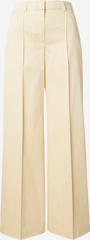 Wide Leg Pantalon à plis 'OVERTICE' MAX&Co. en beige : devant