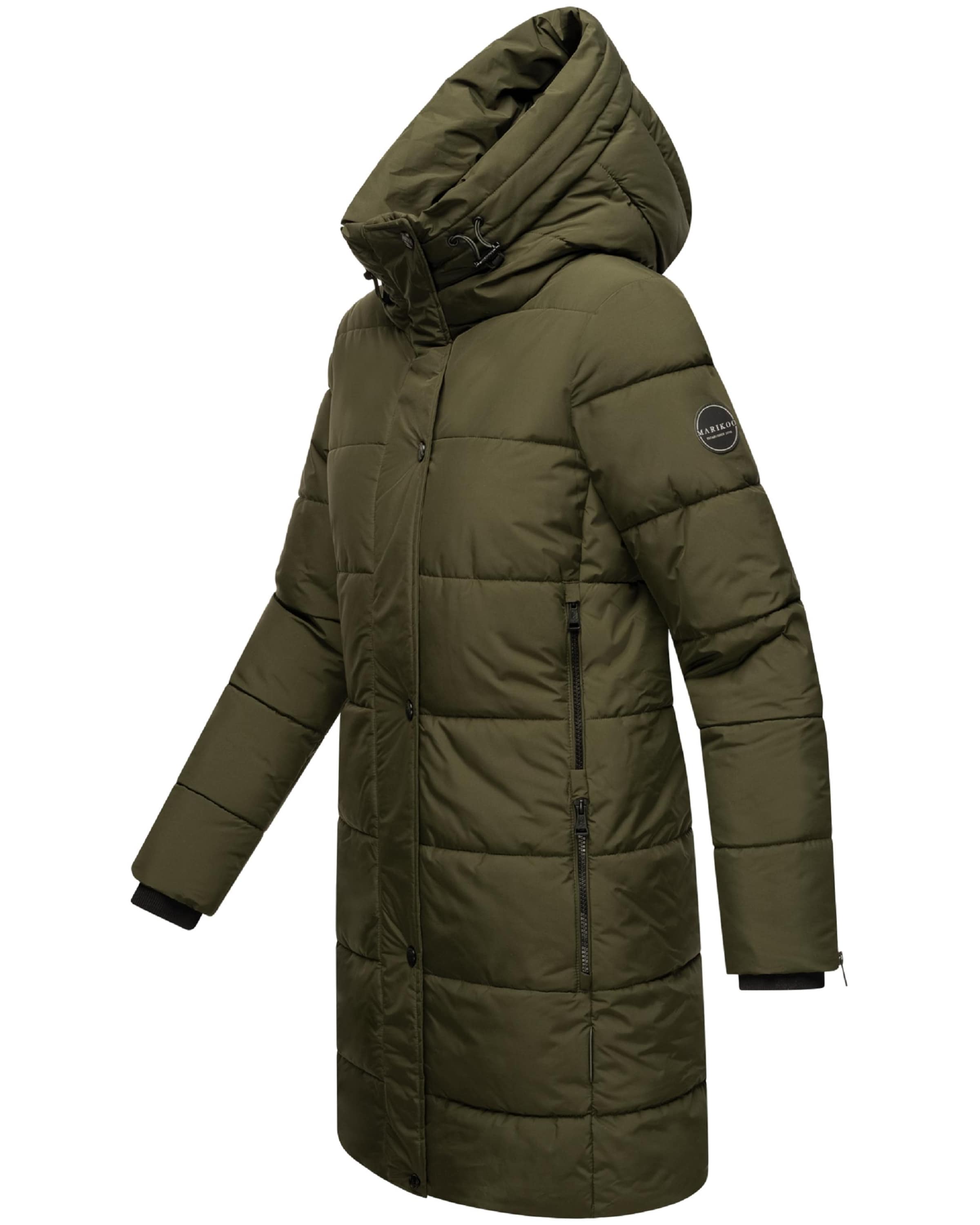 MARIKOO Winter coat 'Karumikoo XVI' in Green