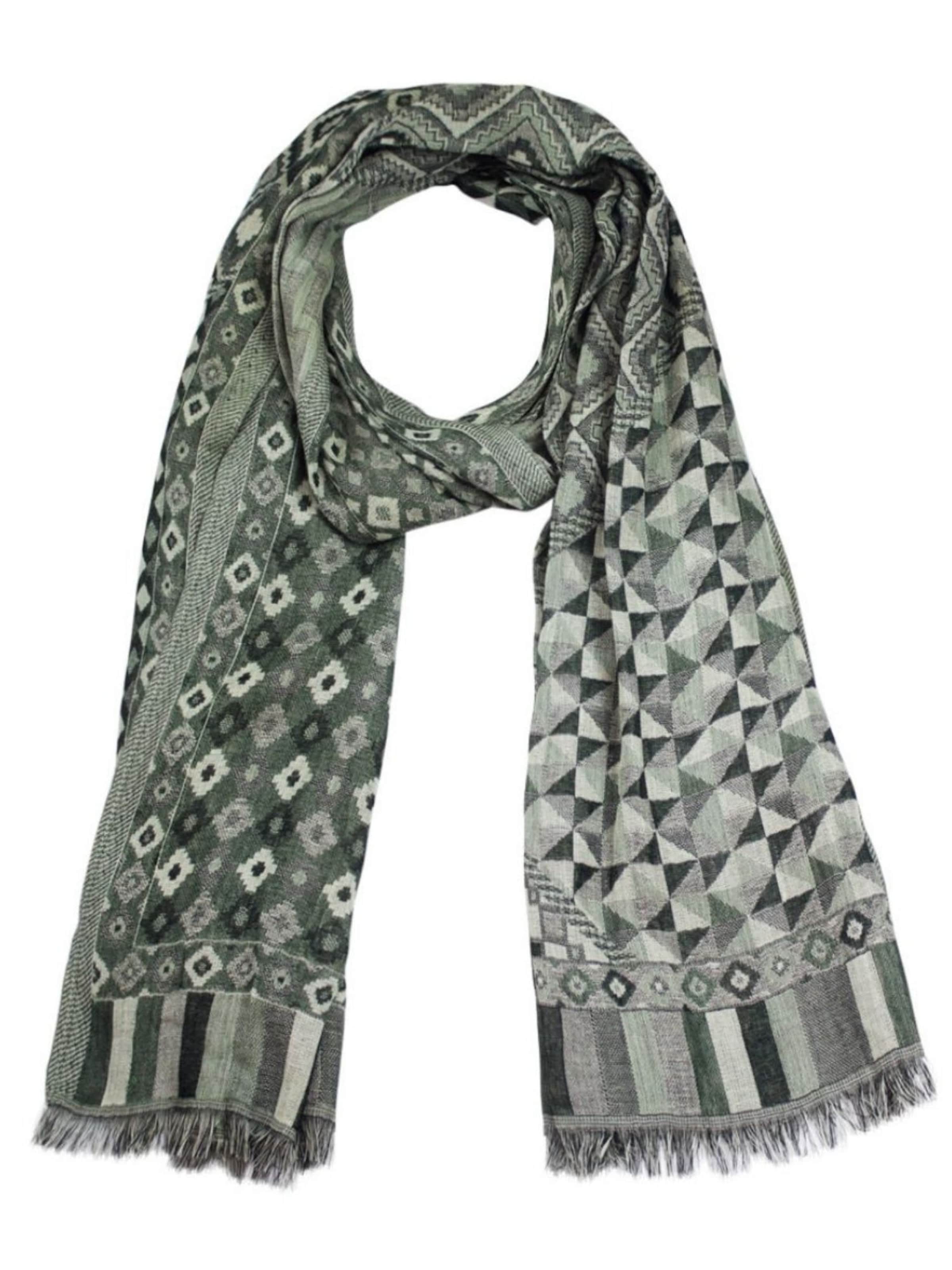 Sunsa Tuch 'Sunsa'‌‌‌‌‌‌‌‌‌‌ in Grün: Vorderseite