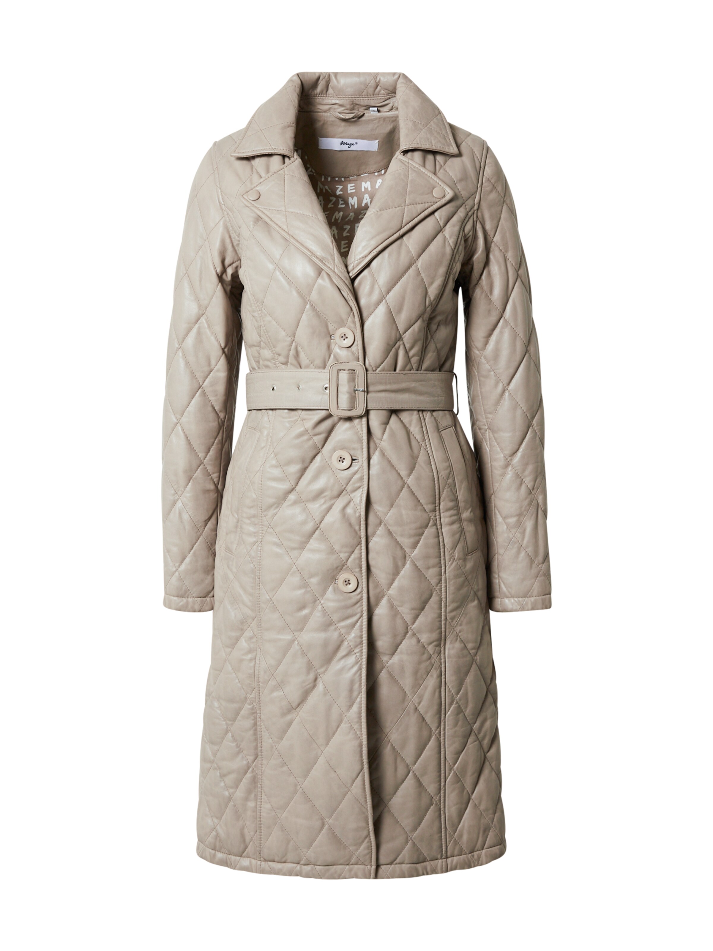 Maze Tussenmantel in Grijs: voorkant