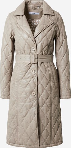 Maze Between-seasons coat in Grey: front