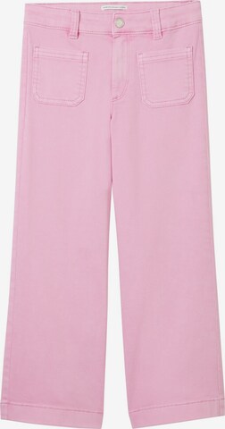 Wide Leg Pantalon TOM TAILOR en rose : devant