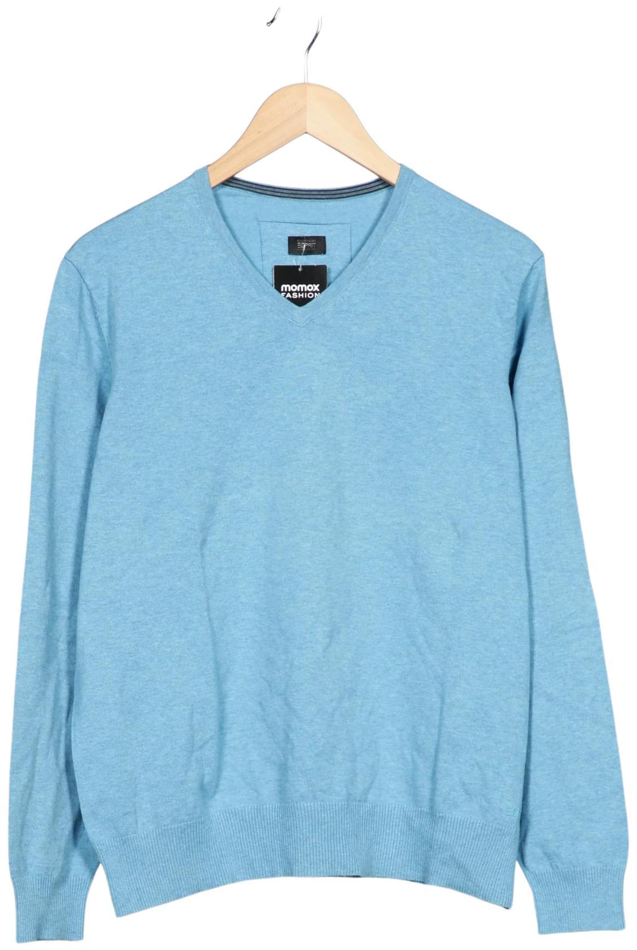 ESPRIT Sweater & Cardigan in L in Blue: front