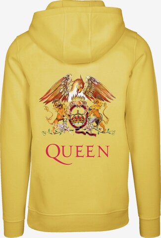 Sweat-shirt 'Queen Classic Logo Rock Musik Band' F4NT4STIC en jaune