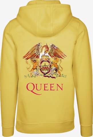 F4NT4STIC Sweatshirt 'Queen Classic Logo Rock Musik Band' in Yellow