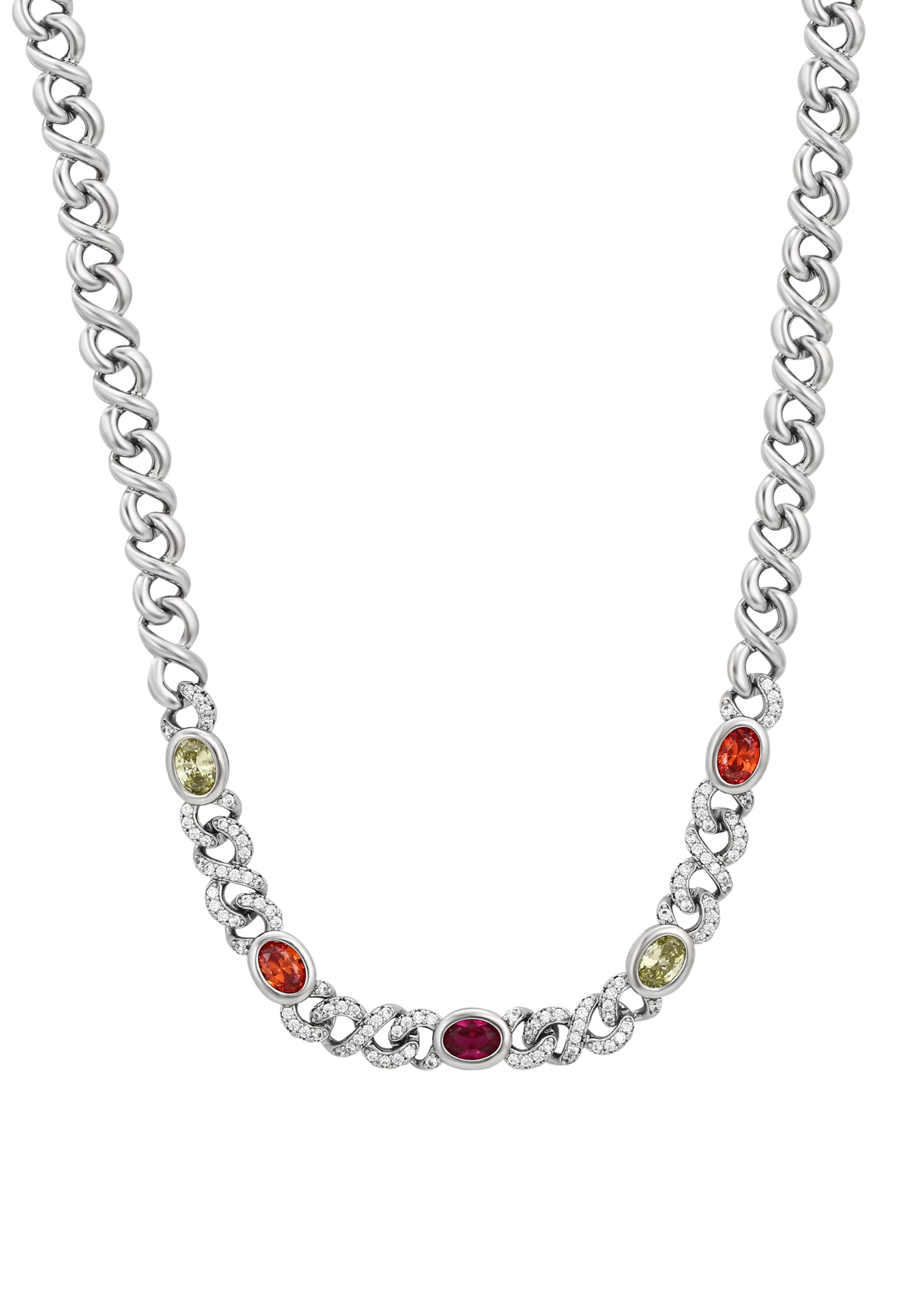 faina Ketting in Zilver: voorkant