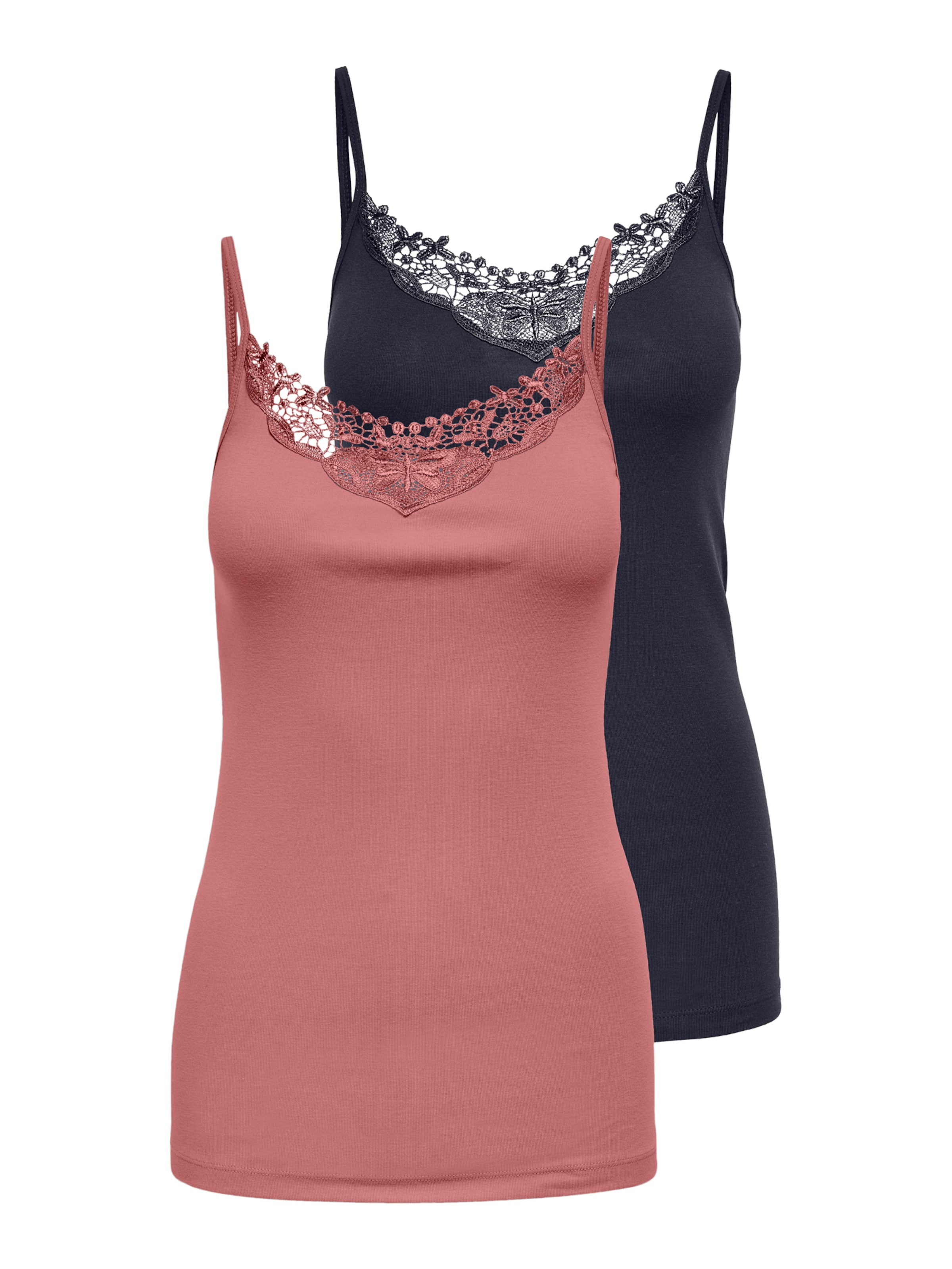 Only Petite Top 'ONLKIRA' - Modrá: predná strana