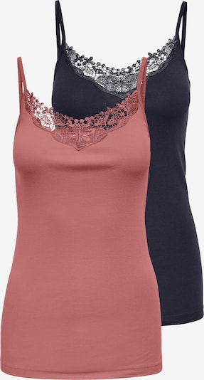 Only Petite Top 'ONLKIRA' u noćno plava / prljavo roza, Pregled proizvoda