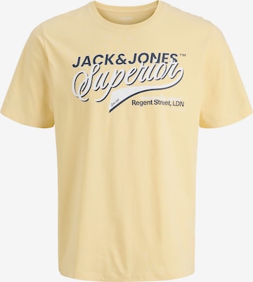 Jack & Jones Plus Shirt in Yellow: front
