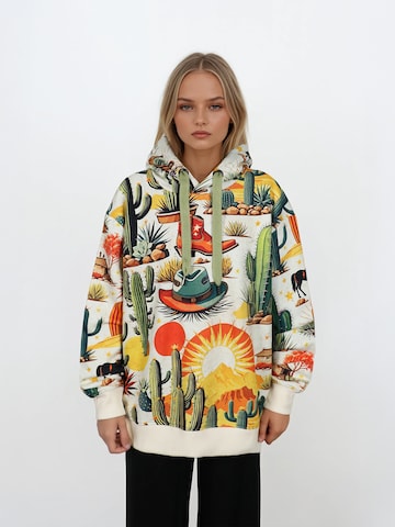 salzhaut Sweatshirt 'Vulltreffer' in Beige: front