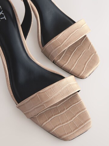 Next - Sandalias en blanco