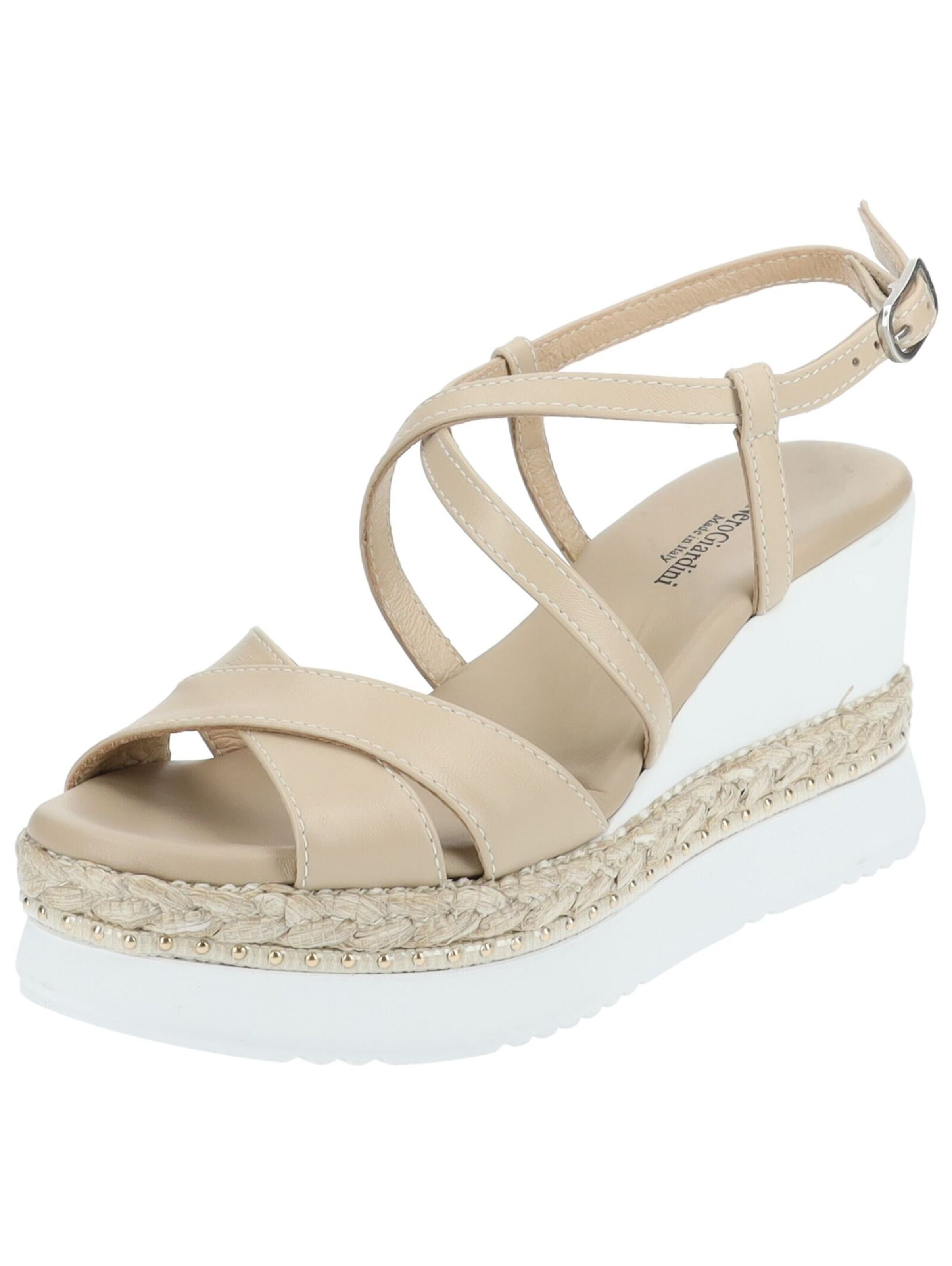Nero Giardini Strap sandal in Beige: front